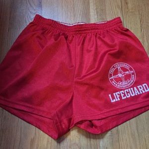 Soffe red Lifeguard shorts